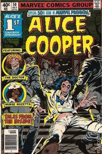 Marvel premiere #50 vg 1979 stock image 1st app. alice cooper