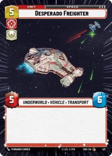 Desperado Freighter (Hyperspace) (Star Wars Unlimited) Normal