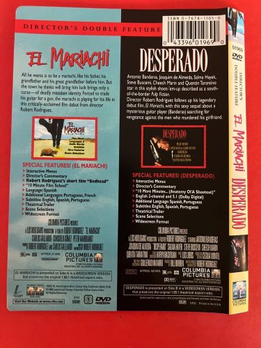 El mariachi/desperado (dvd disc set &amp; artwork only no case no tracking) free shi