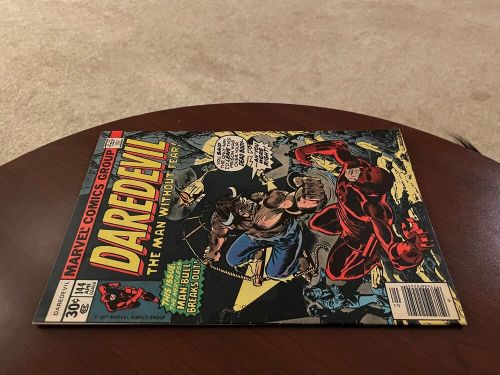 Daredevil #144 (Marvel 1977) Bronze Age Lee Elias Ed Hannigan Man-Bull 6.0 FN