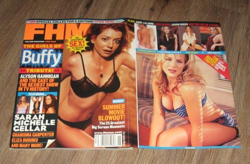 FHM 2003 magazine Alyson Hannigan JULIE BENZ Charisma Carpenter BUFFY Vampire Sl