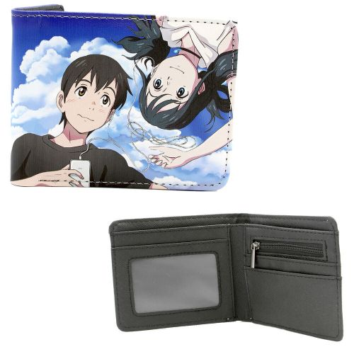 New Hodaka &amp; Hina WEATHERING WITH YOU BiFold Wallet Credit Card Billfold