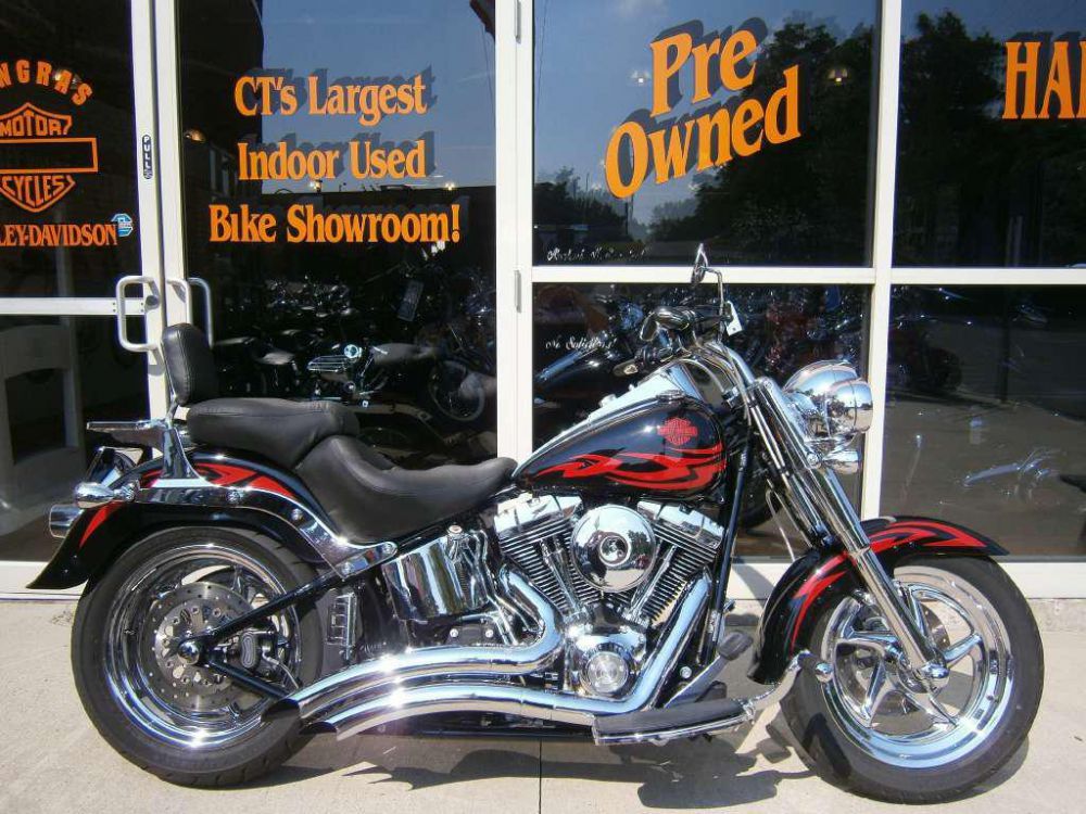 2008 harley-davidson flstf softail fat boy  cruiser 