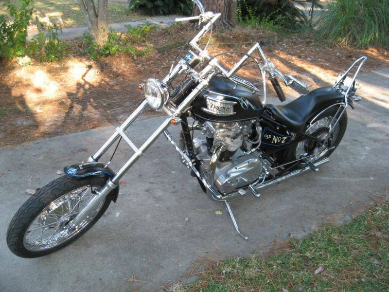 1971 TRIUMPH 650 CUSTOM Chopper / Newer Build for sale on 2040-motos