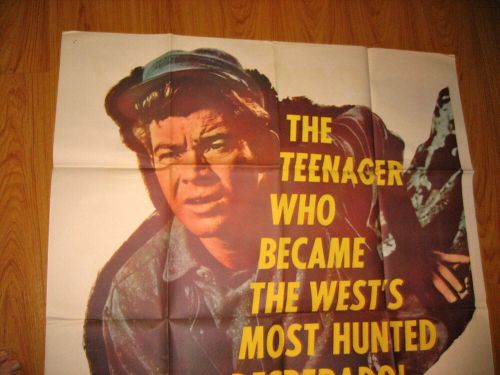 Young Jesse James Original 3sh &#039;60 the West&#039;s most hunted desperado!