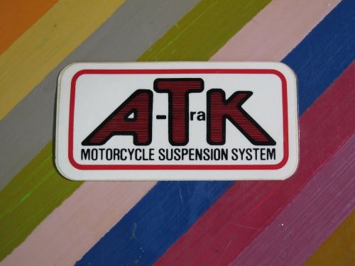 vtg 1970s 1980s Motocross sticker - Davis WFO ATK Hi-Point Visor Hodaka +