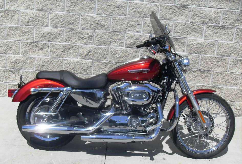 2008 harley-davidson xl 1200c sportster 1200 custom  cruiser 