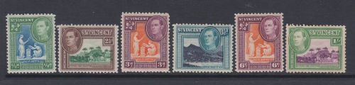 St Vincent 1938 from SG149 - 6 mounted mint