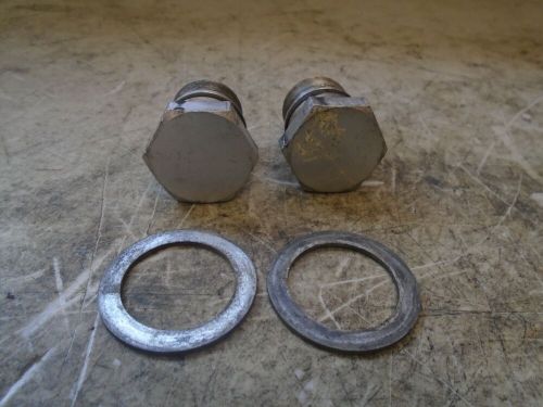 1971 HODAKA ACE 100 FORK CAPS ( PAIR )