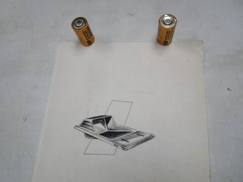 Vintage advertising sketch drawing  * cushman*  12.5&#034; x 18&#034;  (e)