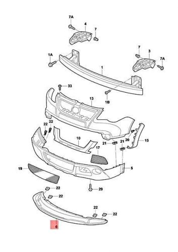 New vw polo derby vento-ind jin qin vento classic-ind spoiler 6q0805918 original