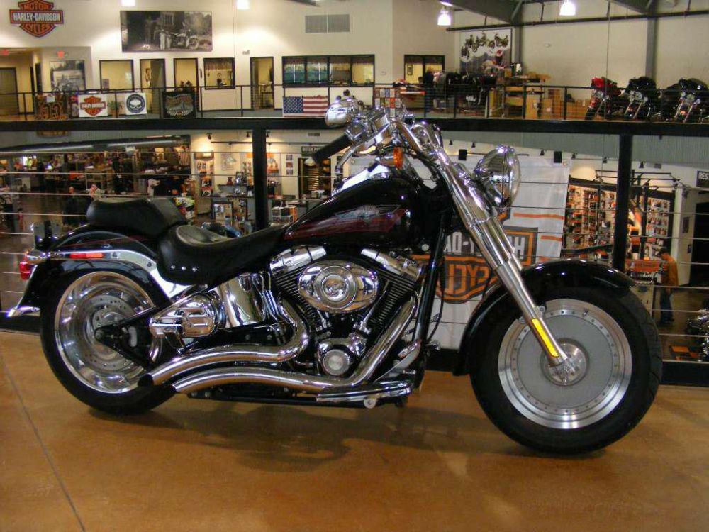 2007 harley-davidson flstf softail fat boy  cruiser 