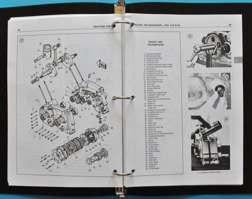 1964 - 1975 Hodaka Motorcycle Service Manual Book Ace 100 Super Rat 125 Wombat