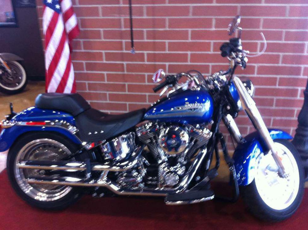 2009 harley-davidson flstf softail fat boy  cruiser 