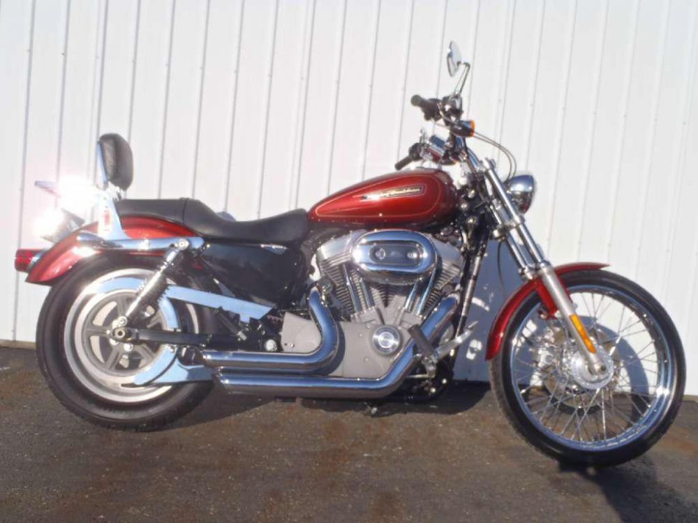 2009 harley-davidson xl 883c sportster 883 custom  cruiser 