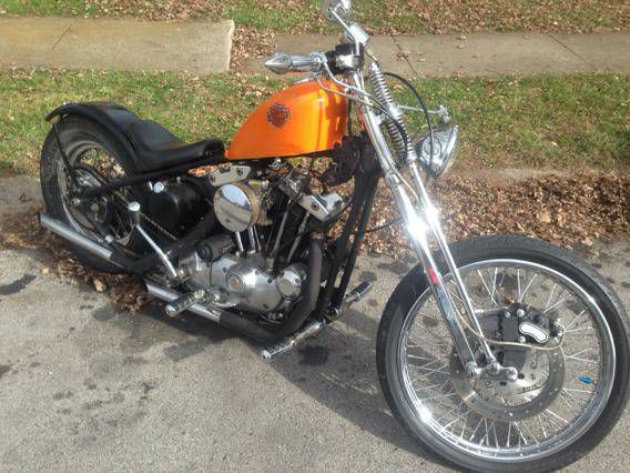 1977 harley davidson chopper