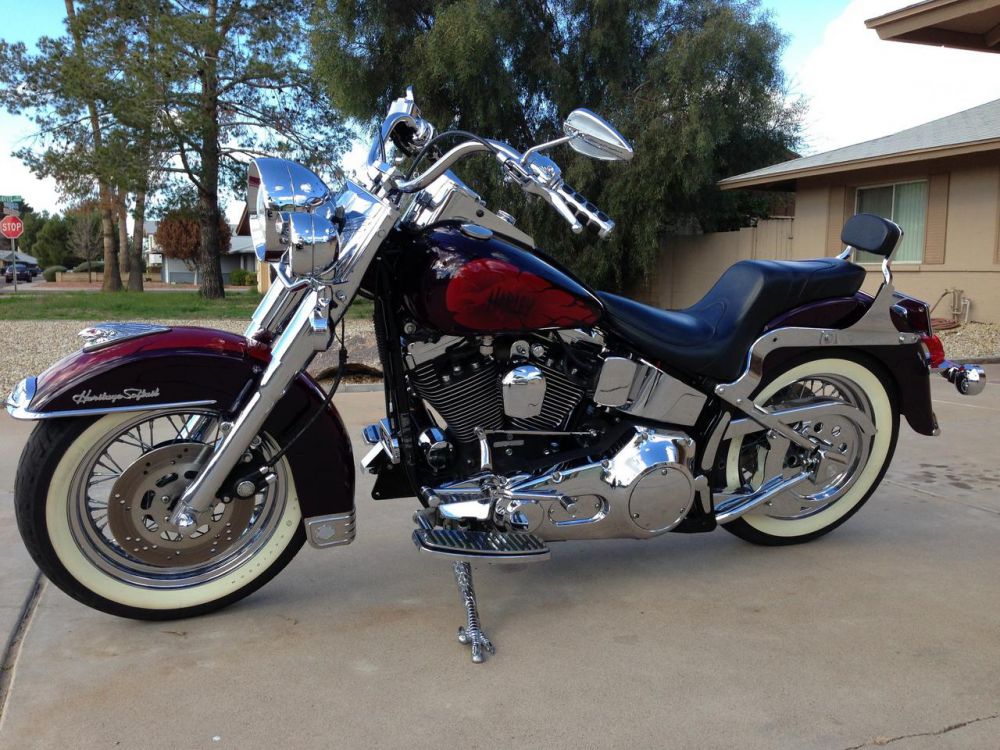 1996 harley-davidson heritage softail classic custom 