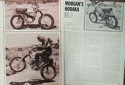 1967 Morgans Hodaka 2p Motorcycle Print Article