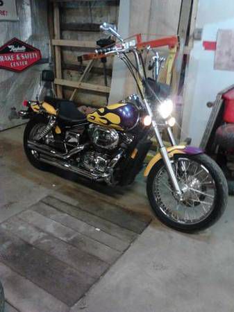 2002 honda shadow spirit, trades?