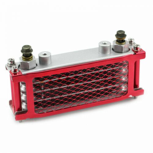 Red Oil Cooler Radiator Fit for 50 70 90 110CC Dirt Pit Bike Racing Motorcycle