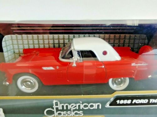 Motor Max American Classics 1956 Ford Thunderbird Diecast 1:24 Red NIB #15452