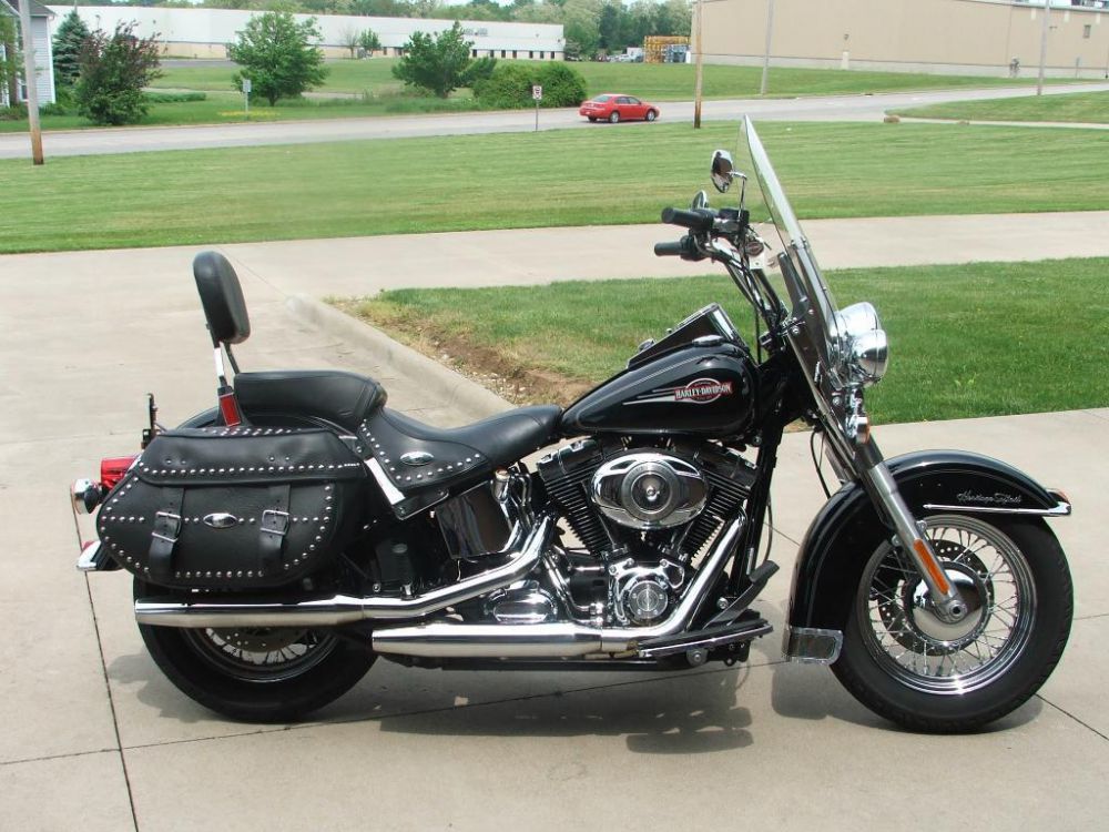 2008 harley-davidson flstc heritage softail classic  cruiser 