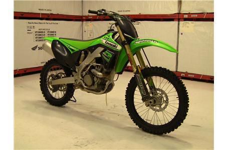 2012 kawasaki kx250f  dirt bike 