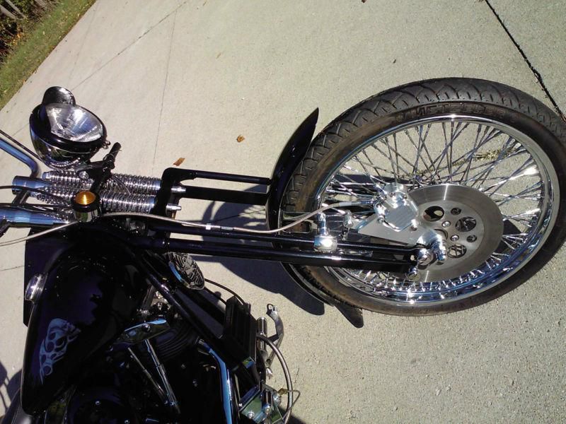 Buy Harley Davidson shovelhead flh custom springer on 2040-motos
