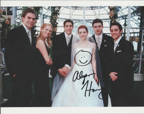 Alyson hannigan signed 8 x 10 photo autograph w/ coa sweet pic &amp; nice auto