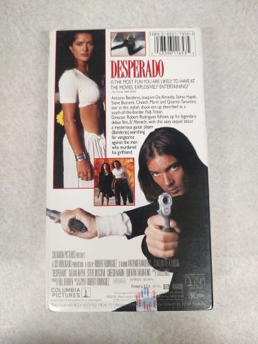 Desperado (vhs 1995) antonio banderas salma hayek **buy 2 get 1 free**