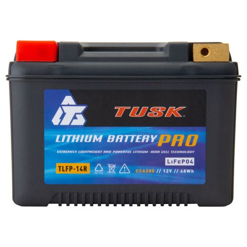 Tusk lithium pro battery tlfp-14r motorcycle enduro adventure 1936090004