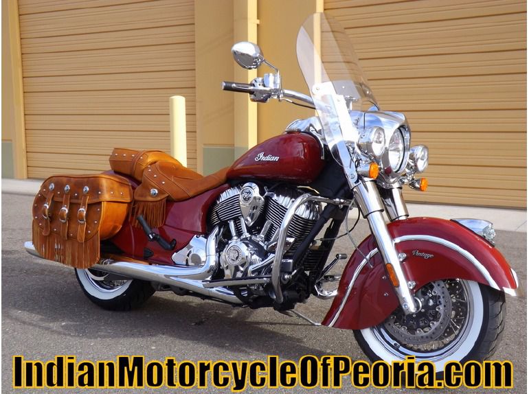 2014 Indian Chief Vintage Indian Motorcycle Red 