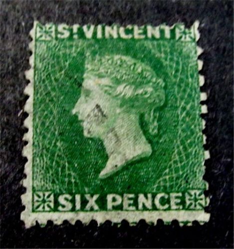 nystamps British St Vincent Stamp # 28 Used $85