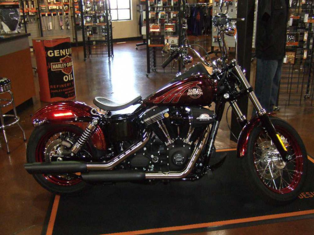 2013 harley-davidson fxdb dyna street bob  cruiser 