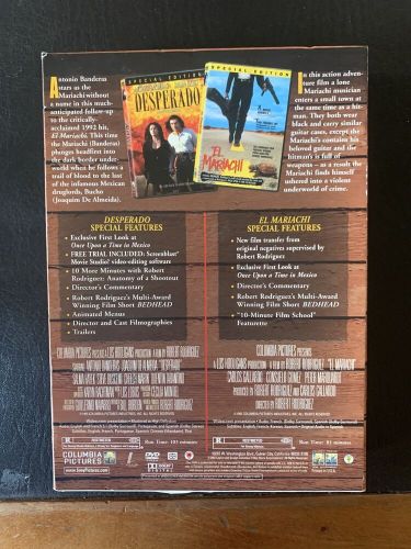 Desperado / el mariachi (special editions) dvd, steve buscemi, salma hayek, carl