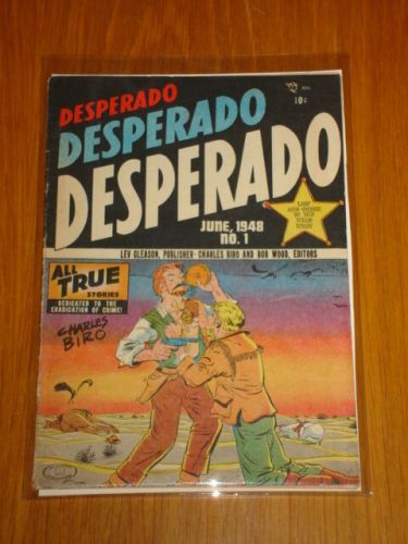 DESPERADO #1 VG/FN (5.0) LEV GLEASON 1948 WESTERN