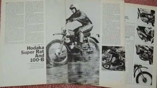 1971 Hodaka Super Rat 100 B 5 page Motorcycle test article