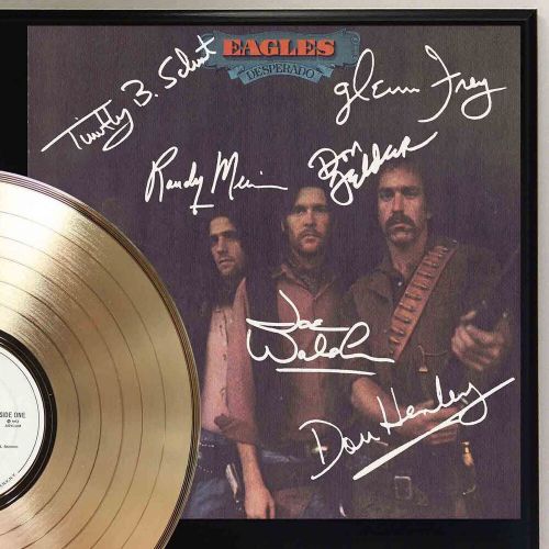 Eagles Desperado LP Record Signature Display