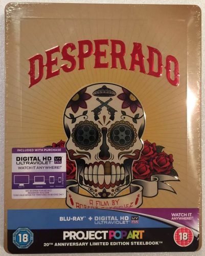 Desperado Steelbook - UK Exclusive Project PopArt/Gallery 1988 Design Blu-Ray