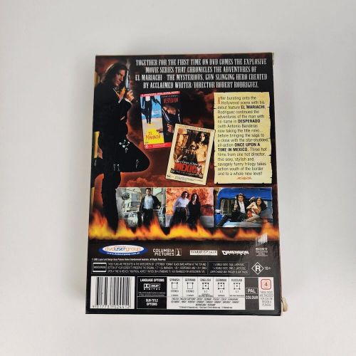 EL Mariachi, Desperado, Once Upon a Time in Mexico DVD Rated R18+ Region 4