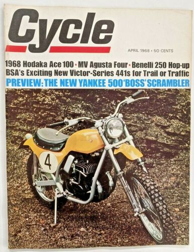 Cycle magazine april 1968 hodaka ace 100 -m271