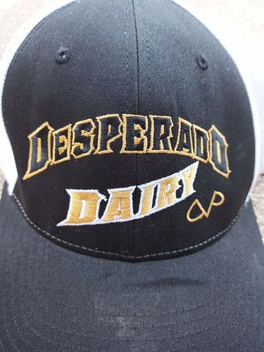 Vintage Desperado Dairy Trucker Hat Cap Farm Dairy Rural Country America Lg XL