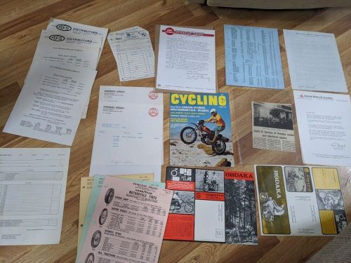 Hodaka Honda Goodyear Vintage Motorcycle Advertising Dealer Manufacturer Letters