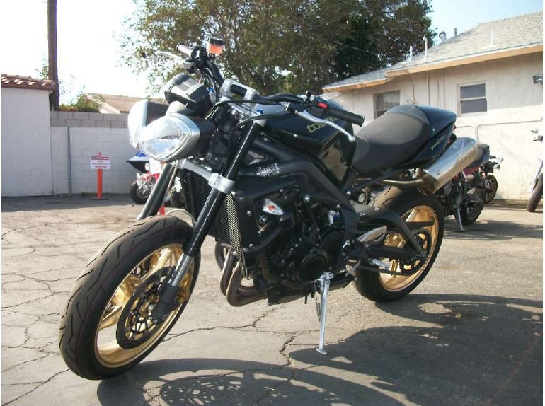 2012 triumph street triple r - phantom black 