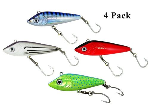 4 pack desperado lures huge savings 7&#034; wahoo and tuna lures trolling lures