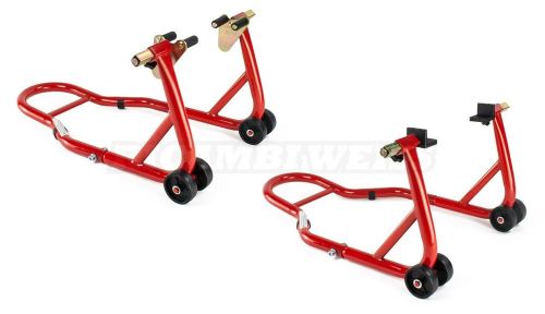 Stkw mounting stand motorcycle set rear &amp; front hyosung gt 125 250 naked -