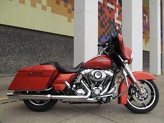 2011 Orange Harley Davidson FLHX! Sweet Street Glide!