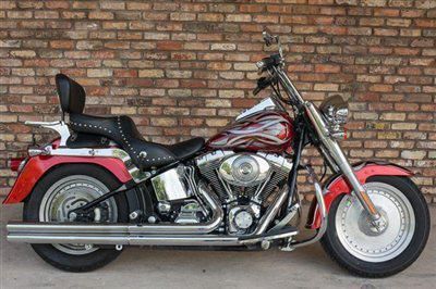 2006 hd fat boy - professionally custom painted - low miles - upgrades - awesome