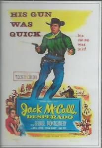 JACK MCCALL DESPERADO GEORGE MONTGOMERY WESTERN RARE DVD