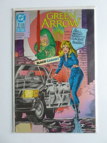 GREEN ARROW 1988 Lot (12) Black Canary - Mike Grell-Hannigan Copper Age